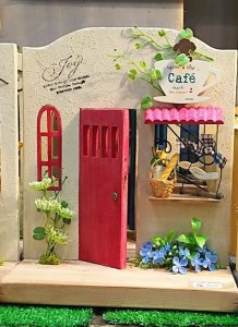 画像1: ナチュラル　ドアアプローチ小窓付き (1)